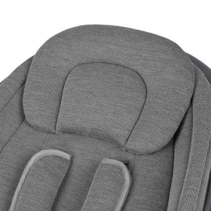 Lionelo - Mecedora para bebé con melodía BLOSSOM Grey Concrete + control remoto