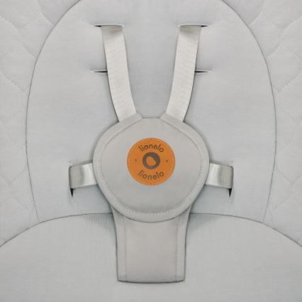 Lionelo - Mecedora para bebé con melodía MELL Beige Sand 4xAA + control remoto