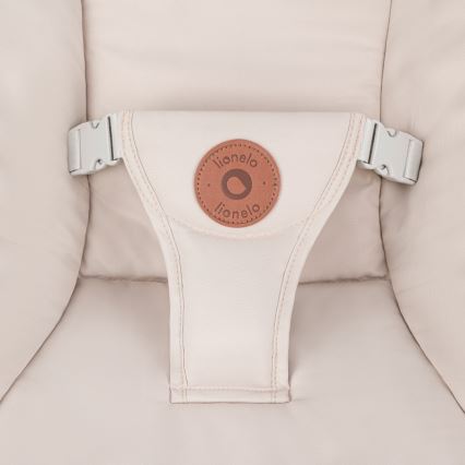 Lionelo - Mecedora para bebé con melodía OLIVIA Beige Natural + mando a distancia
