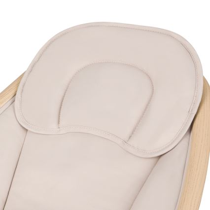Lionelo - Mecedora para bebé con melodía OLIVIA Beige Natural + mando a distancia