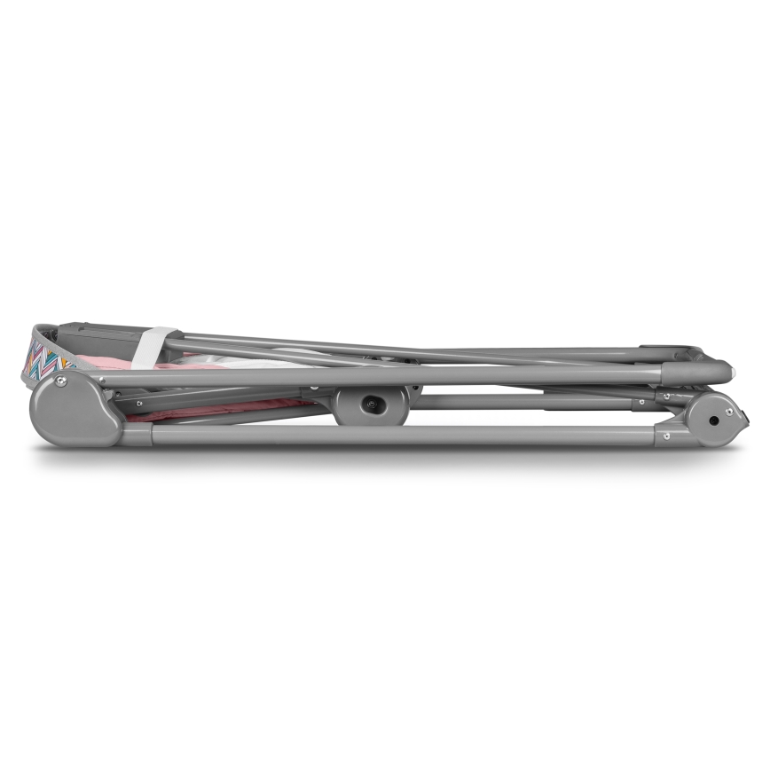 Lionelo - Mecedora para bebé OTTO 4xLR14 Pink Baby