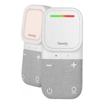Lionelo - Monitor de audio inalámbrico recargable para bebés BABYLINE 2.2 5V