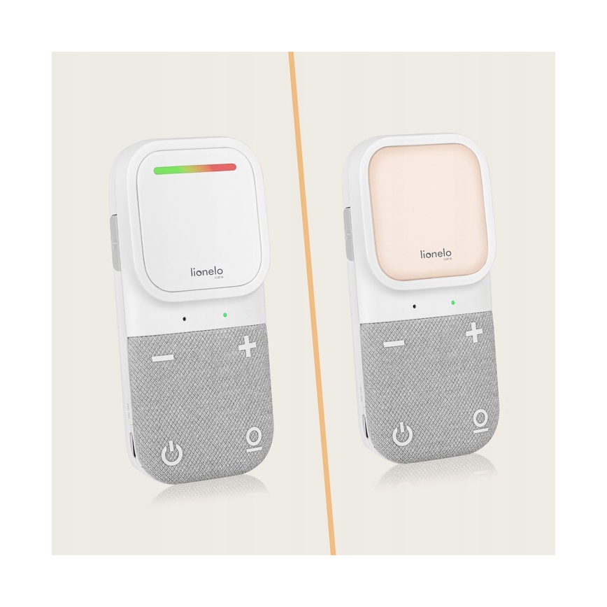 Lionelo - Monitor de audio inalámbrico recargable para bebés BABYLINE 2.2 5V