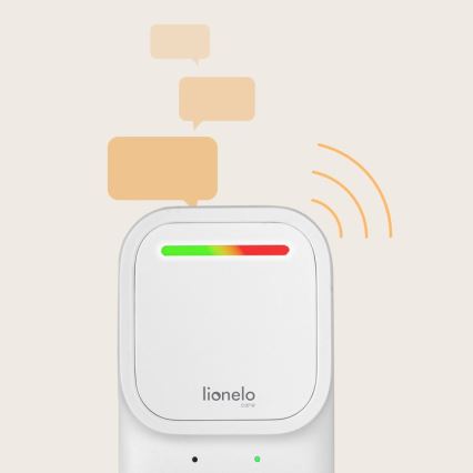 Lionelo - Monitor de audio inalámbrico recargable para bebés BABYLINE 2.2 5V