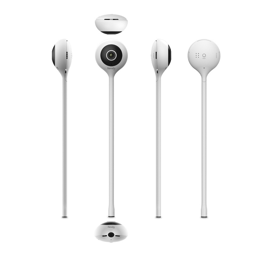 Lionelo - Monitor inteligente para bebés BABYLINE SMART Wi-Fi Blanco