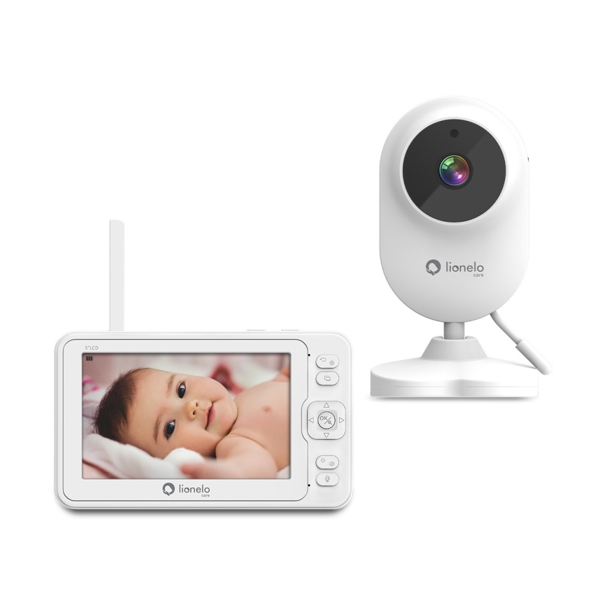 Lionelo - Monitor para bebé BABYLINE 6.2, 5 V, 3600 mAh