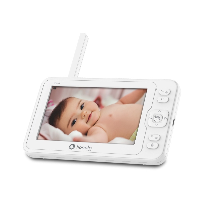 Lionelo - Monitor para bebé BABYLINE 6.2, 5 V, 3600 mAh