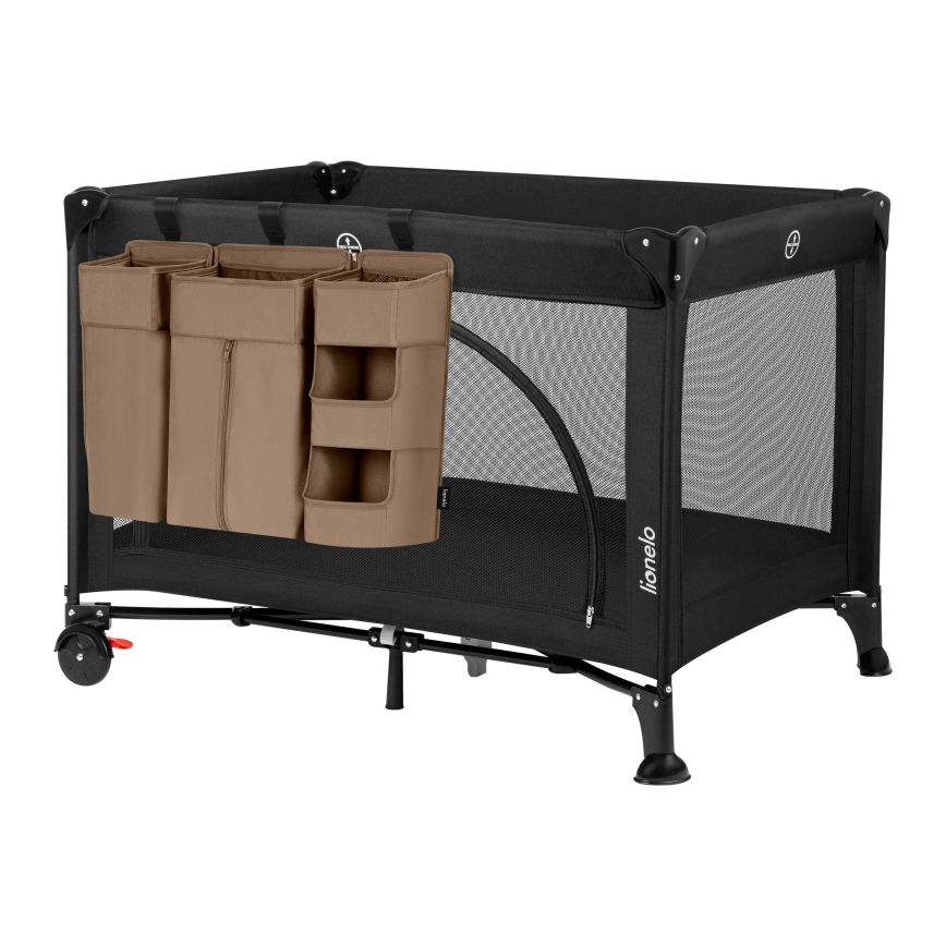 Lionelo - Organizador 3 en 1 para cuna SIDEPOCKET Beige