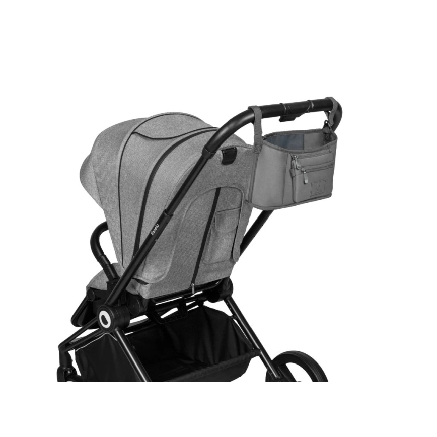 Lionelo - Organizador para carrito LITTLE CUBE Gris Piedra