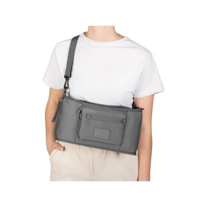 Lionelo - Organizador para carrito LITTLE CUBE Gris Piedra