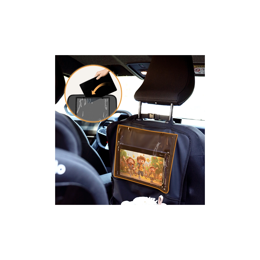 Lionelo - Organizador para coche SEAT ORGANIZER Gris