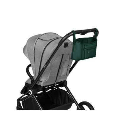 Lionelo - Organizador para cochecito LITTLE CUBE Green Forest