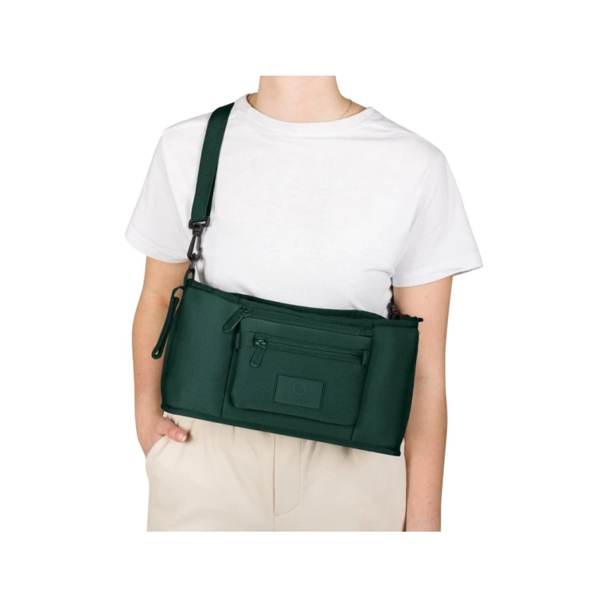 Lionelo - Organizador para cochecito LITTLE CUBE Green Forest