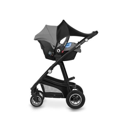 Lionelo - Parasol para cochecito SUN COVER Negro Carbono
