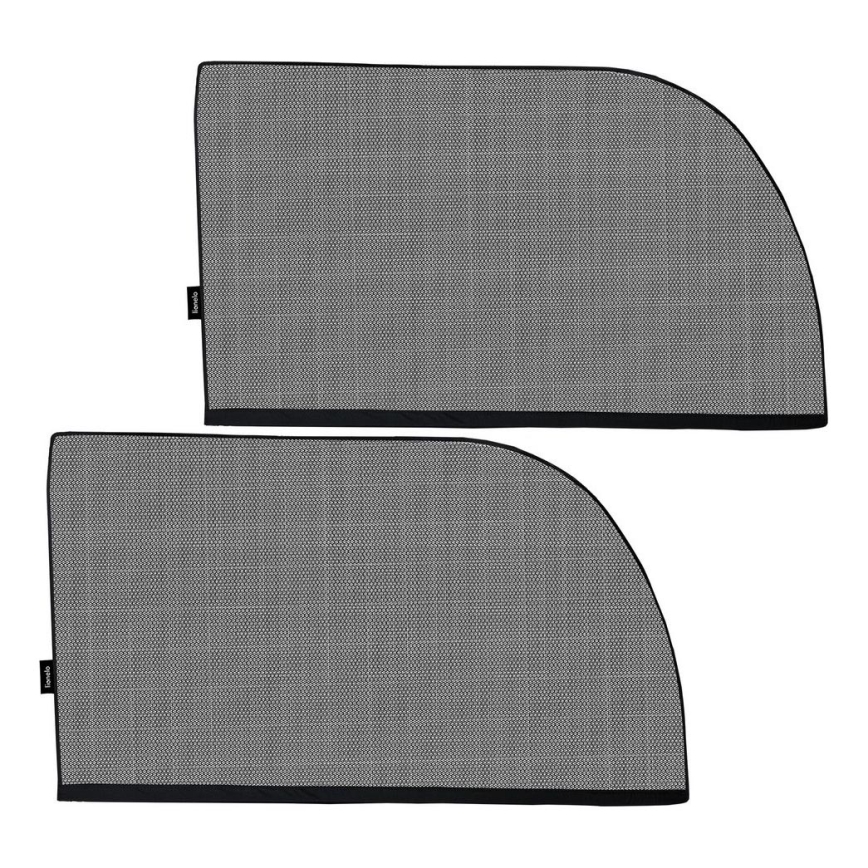Lionelo - Parasol solar SUNBLOCKER, 2 uds., negro