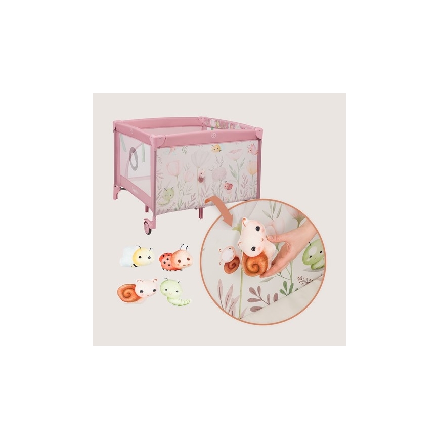 Lionelo - Parque de juegos MILLE PLUS Rosa