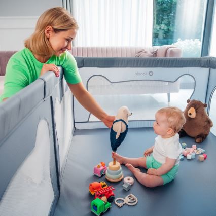 Lionelo - Parque de juegos WILLOW gris