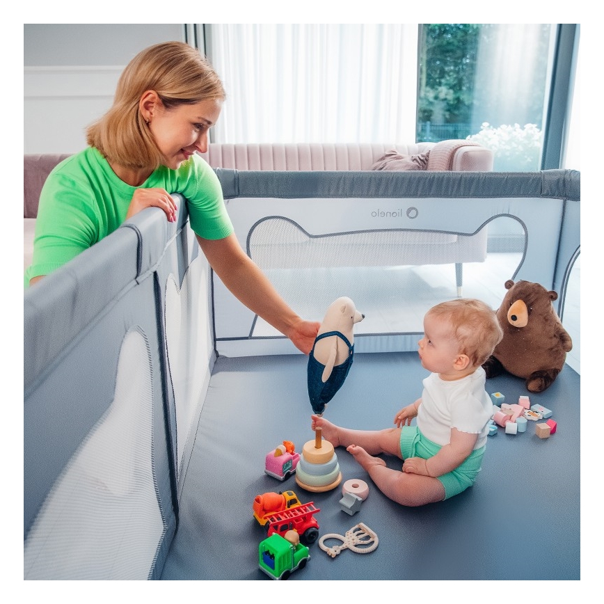 Lionelo - Parque de juegos WILLOW gris