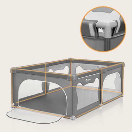 Lionelo - Parque de juegos WILLOW gris