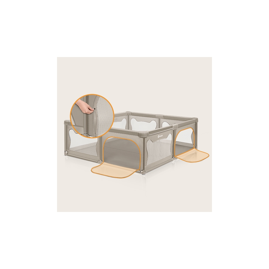 Lionelo - Parque de juegos WILLOW XL beige