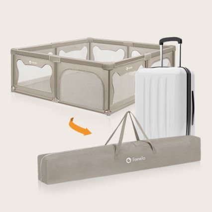 Lionelo - Parque de juegos WILLOW XL beige