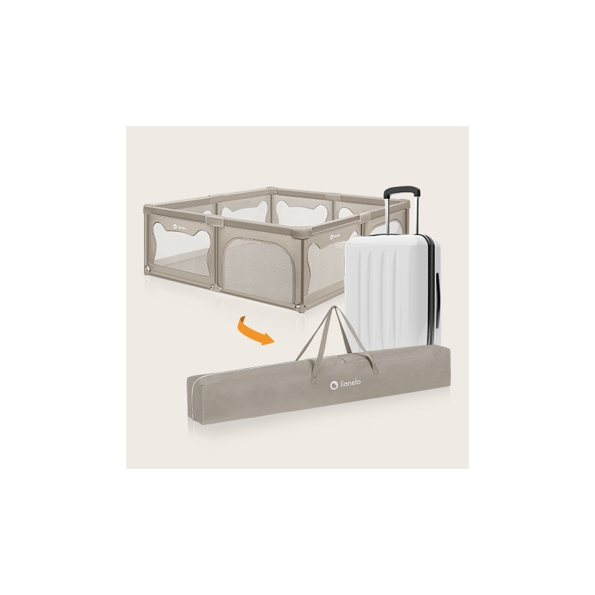 Lionelo - Parque de juegos WILLOW XL beige