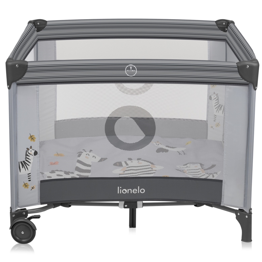 Lionelo - Parque infantil BONNIE Grey Stone