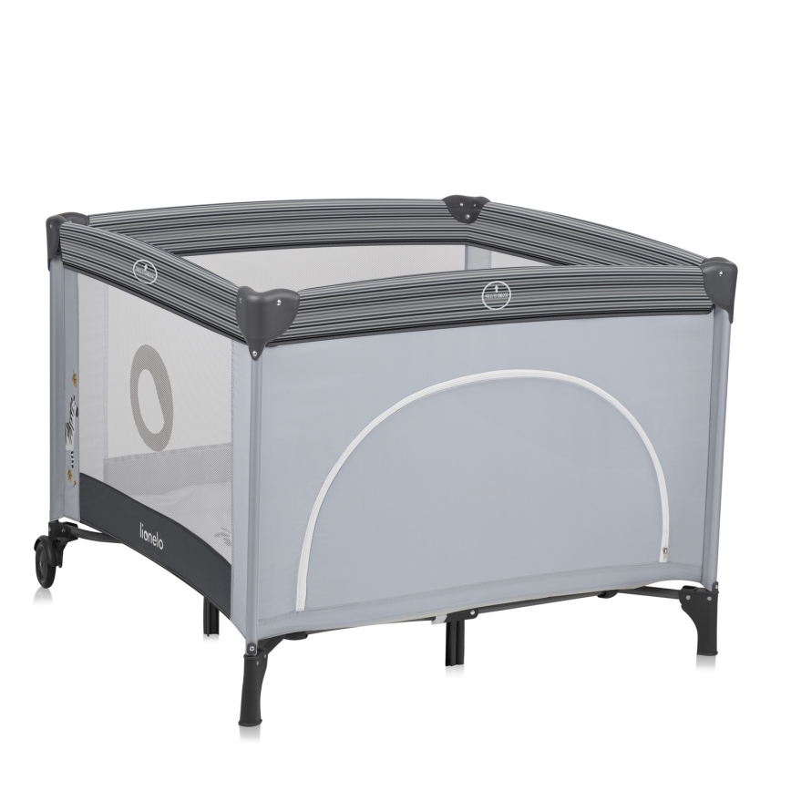 Lionelo - Parque infantil BONNIE Grey Stone