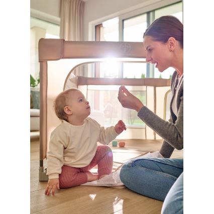 Lionelo - Parque infantil FLORENCE Beige Sand