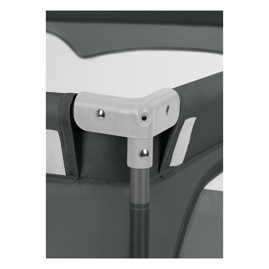 Lionelo - Parque infantil FLORENCE Grey Graphite