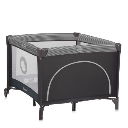 Lionelo - Parque para bebés BONNIE Gris estilo escandinavo