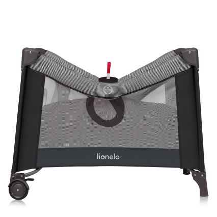 Lionelo - Parque para bebés BONNIE Gris estilo escandinavo