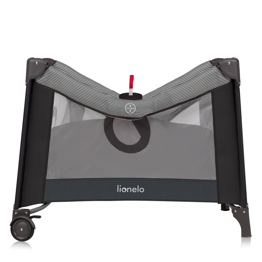 Lionelo - Parque para bebés BONNIE Gris estilo escandinavo