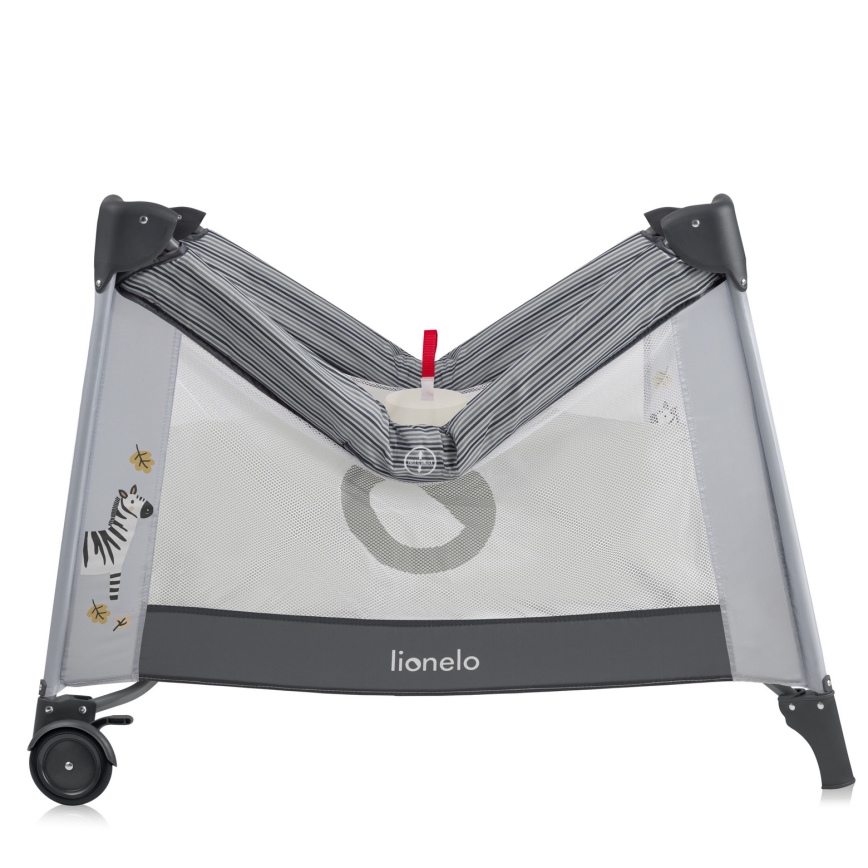 Lionelo - Parque para bebés BONNIE Gris Piedra