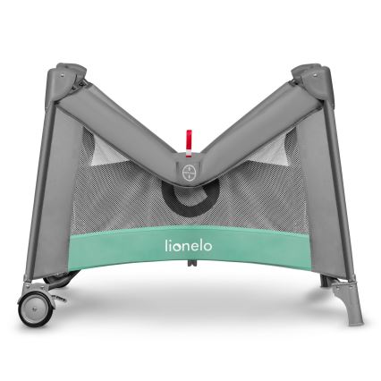 Lionelo - Parque para bebés MILLE Gris y Verde