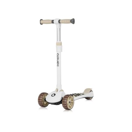 Lionelo - Patinete infantil 2en1 FRANKY blanco/beige