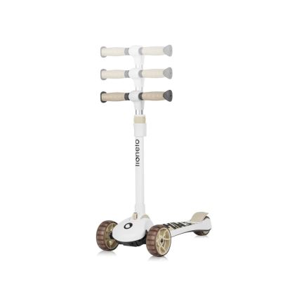 Lionelo - Patinete infantil 2en1 FRANKY blanco/beige