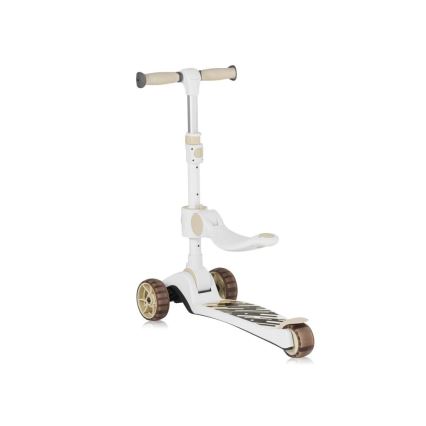 Lionelo - Patinete infantil 2en1 FRANKY blanco/beige