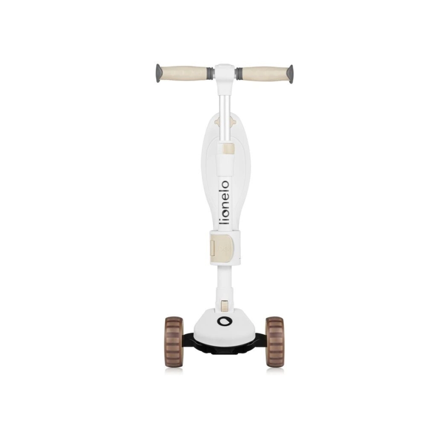 Lionelo - Patinete infantil 2en1 FRANKY blanco/beige