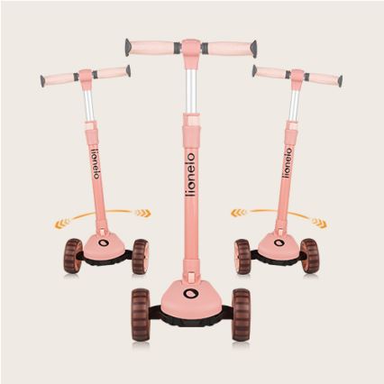 Lionelo - Patinete infantil 2en1 FRANKY rosa