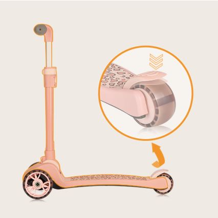 Lionelo - Patinete infantil 2en1 FRANKY rosa