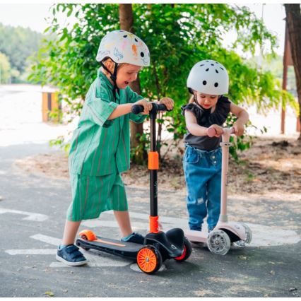 Lionelo - Patinete infantil JESSY 3xAA rosa