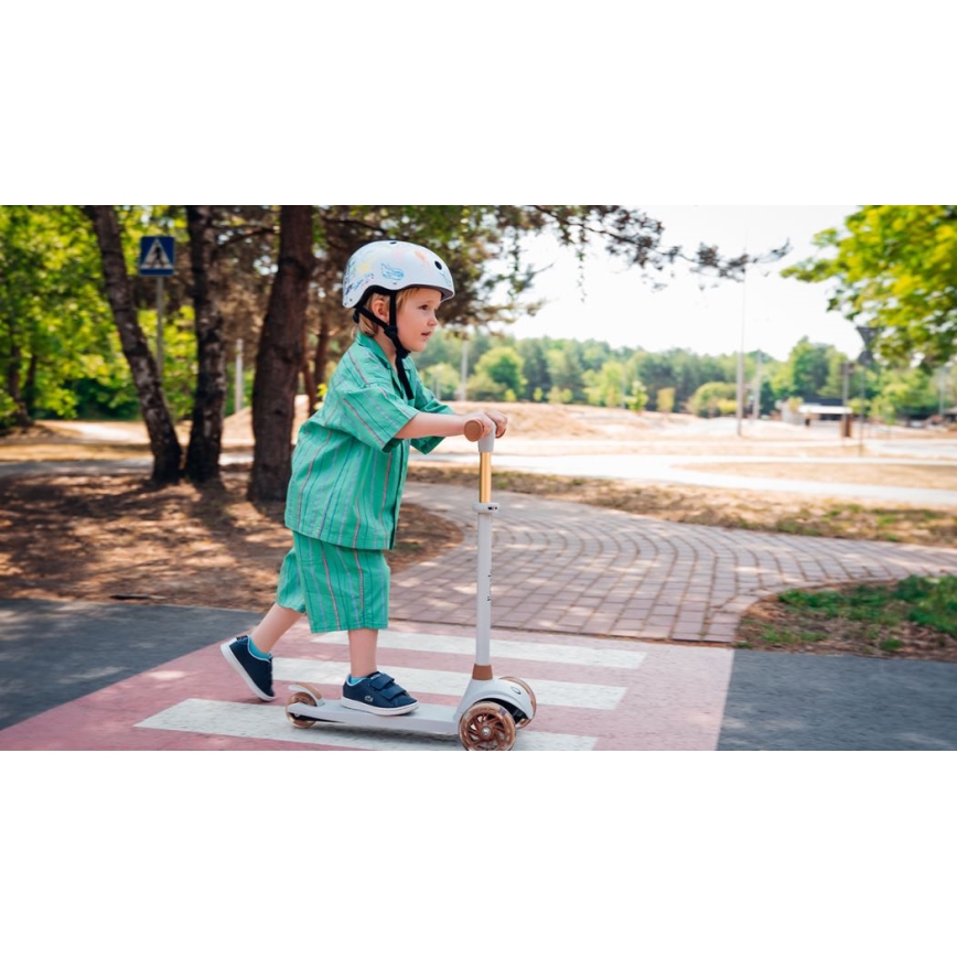 Lionelo - Patinete infantil JESSY 3xAA rosa