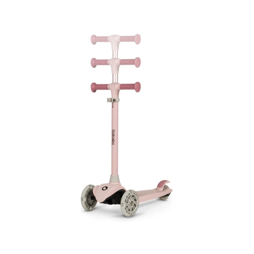 Lionelo - Patinete infantil JESSY 3xAA rosa