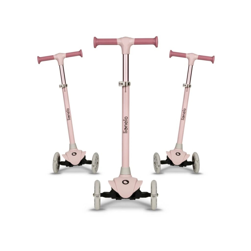 Lionelo - Patinete infantil JESSY 3xAA rosa