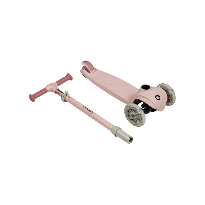 Lionelo - Patinete infantil JESSY 3xAA rosa