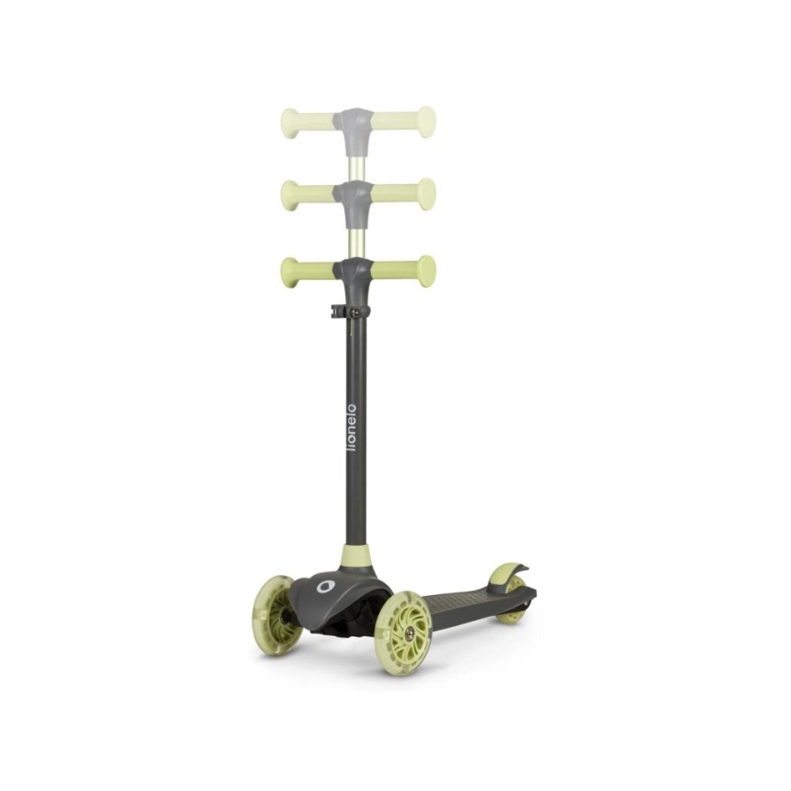 Lionelo - Patinete infantil JESSY gris/verde