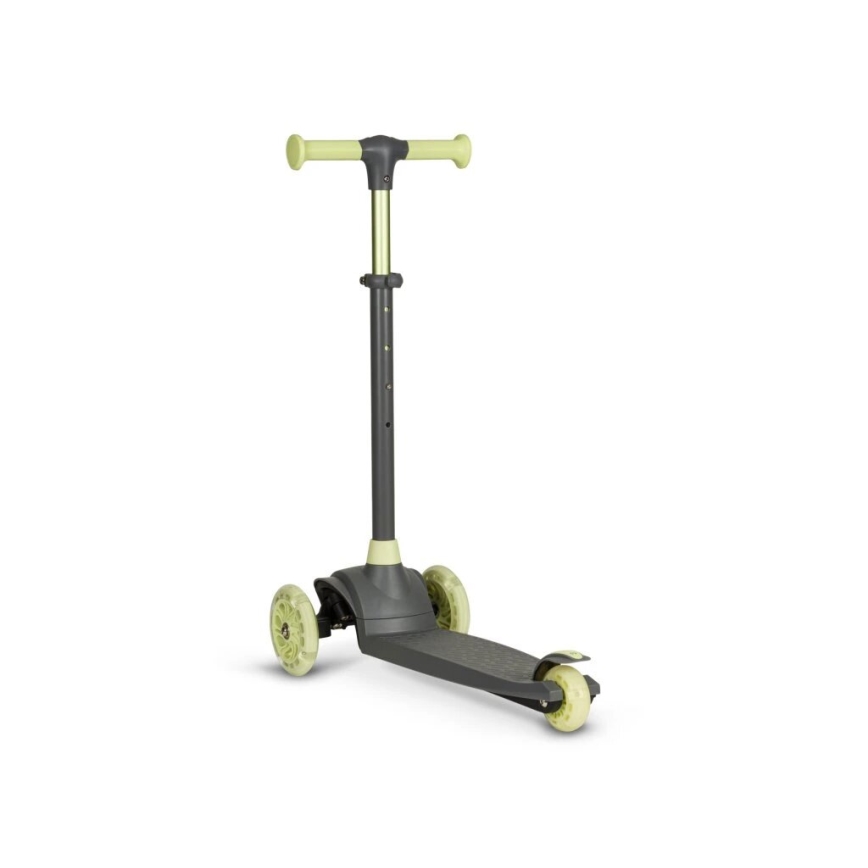 Lionelo - Patinete infantil JESSY gris/verde