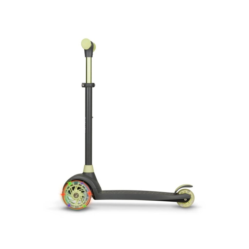 Lionelo - Patinete infantil JESSY gris/verde