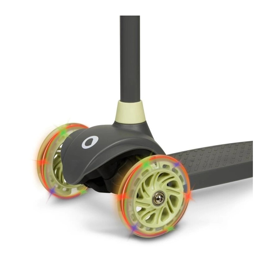 Lionelo - Patinete infantil JESSY gris/verde